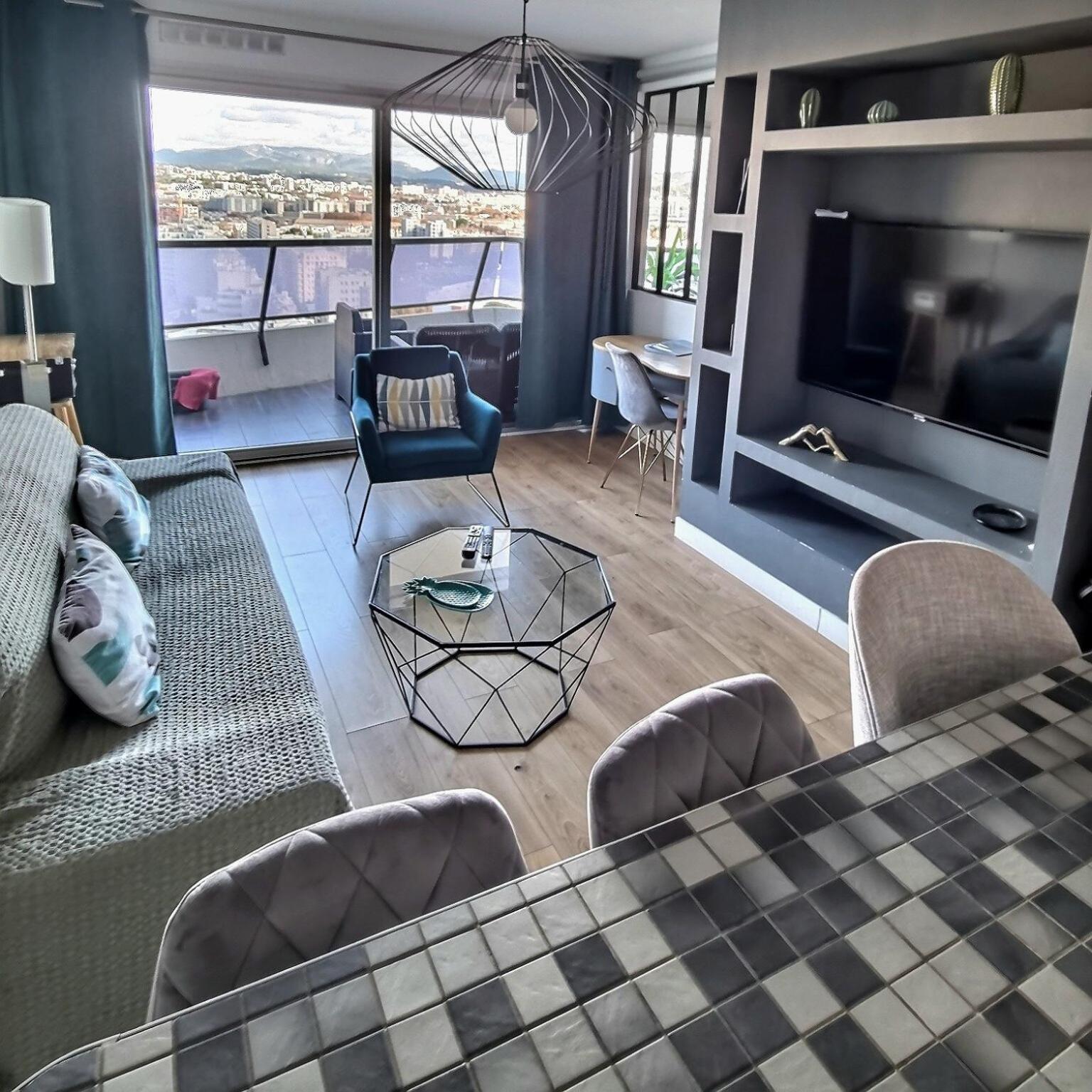 Appartement T2 Prado Chanot Plage Marseille Kültér fotó